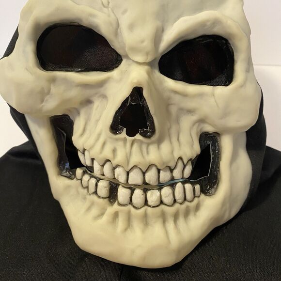 Easter Unlimited Skull Mask Fun World 9205 Hood Halloween Face - Picture 2 of 10
